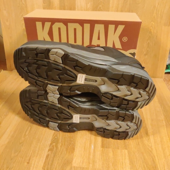 Kodiak Mens Rapid Black Work & Safety Hiking Waterproof Shoes Size 9W Wide NWT - Picture 5 of 7